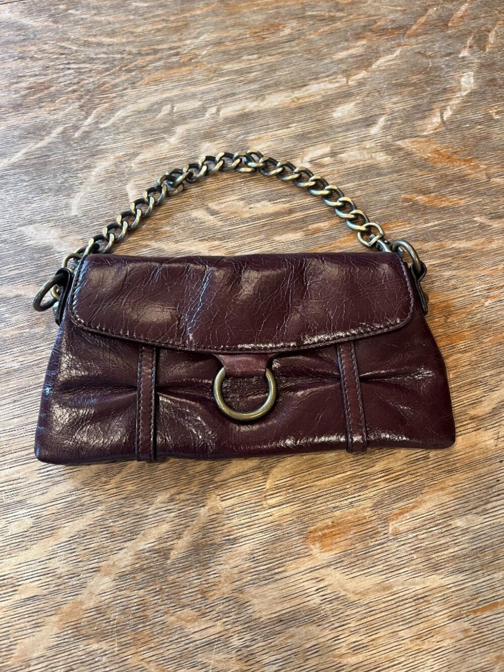 HOBO International Brown Leather Clutch/Wallet